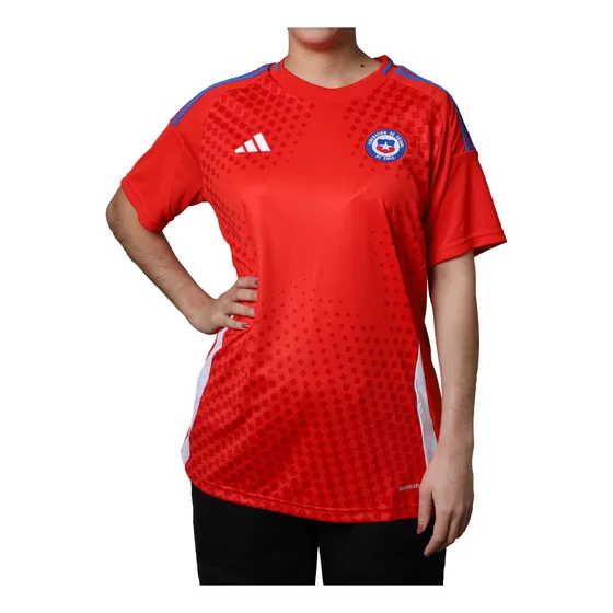 Camiseta adidas Local Chile 2024 Mujer Rojo