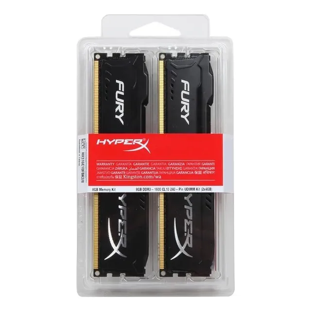 Memoria Ram Ddr3 16gb Pc Kingston (2x8gb) Hyperx Fury