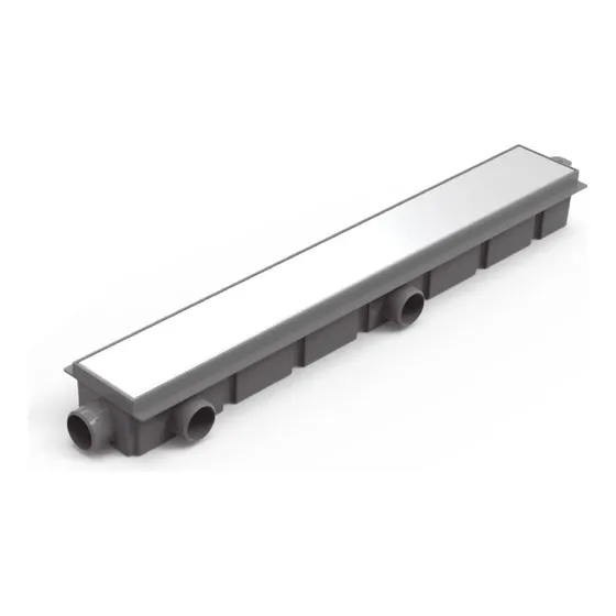 Desague Lineal Ideal Encastrable 60 Plena/ciega Acero 12105