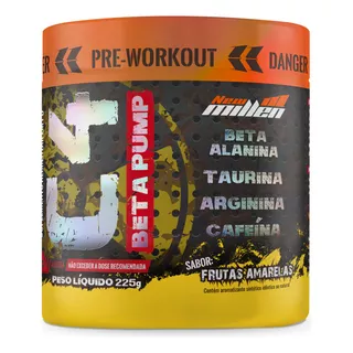 Suplemento Em PĂł C4 Beta Pump (225g) - New Millen Sabor Frutas Amarelas Suplemento Em PĂł C4 Beta Pump (225g) - New Millen Sabor Frutas Amarelas