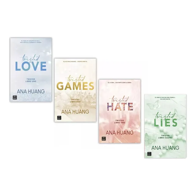 Twisted Love + Games + Hate + Lies  4 Libros Ana Huang