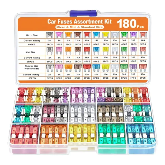 Set 180 Fusibles Auto Camioneta Standard/ Mini/micro Tcamp