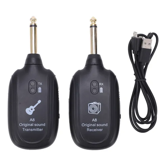 Recar Sistema De Guitarra Sem Fio Transmissor Receptor