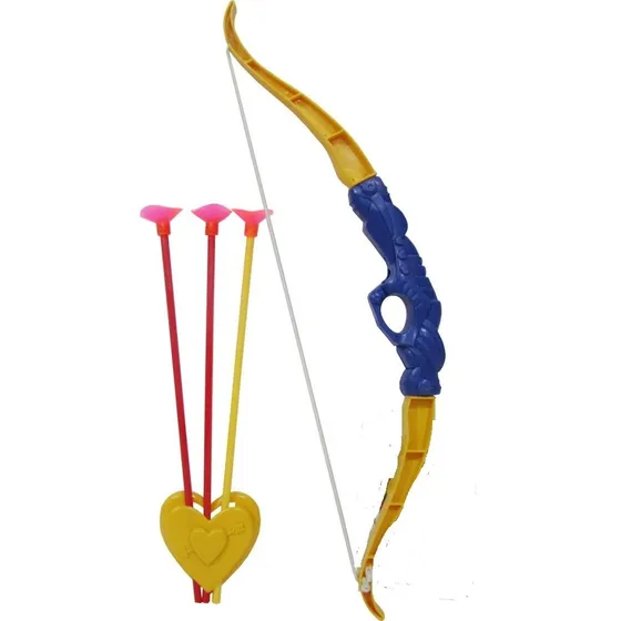 Juego Arco Y Flecha Arqueria Niños 3 Flechas Ventosas Cupido