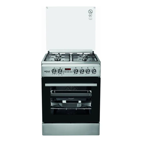 Cocina Combinada Inox Itimat 2313300 Gris Oscuro