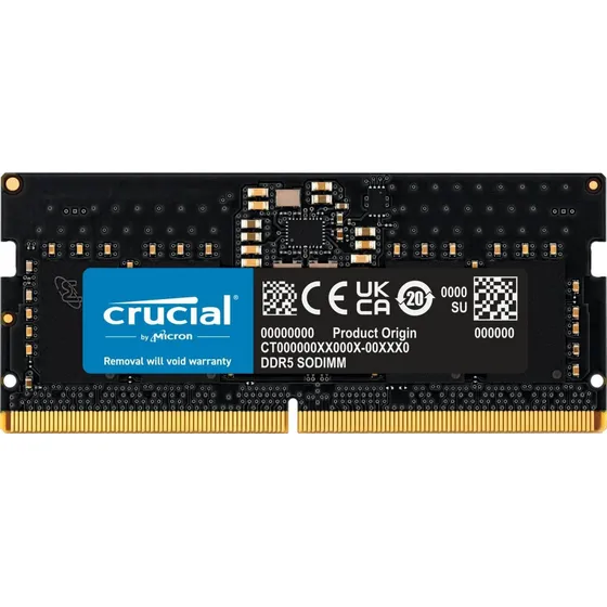 Memoria Ram Ddr5 Para Notebook 32gb 4800mhz Crucial Sodimm