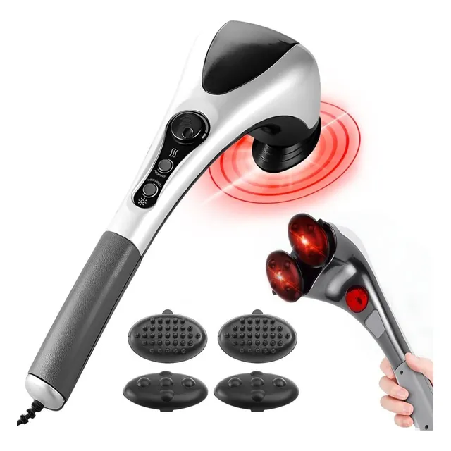 Masajeador Corporal Eléctrico Con Doble Cabezal Infrarrojo