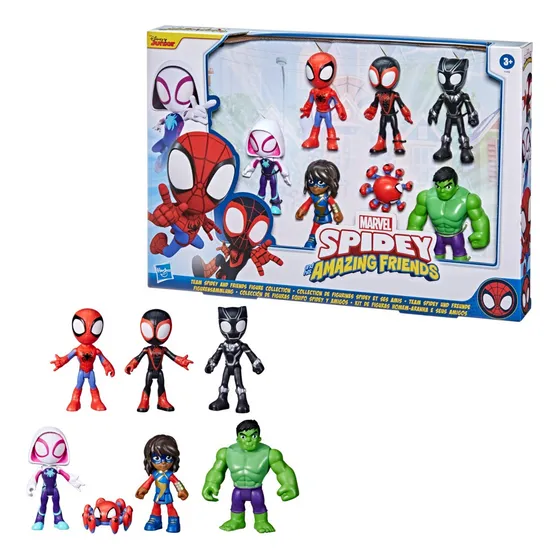 Kit Figuras De Acción Spidey And His Amazing Friends 3+ Marvel