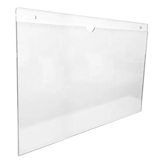 Porta Hojas De Acrílico, 2mm, Tabloide, 28x43 Horizontal.