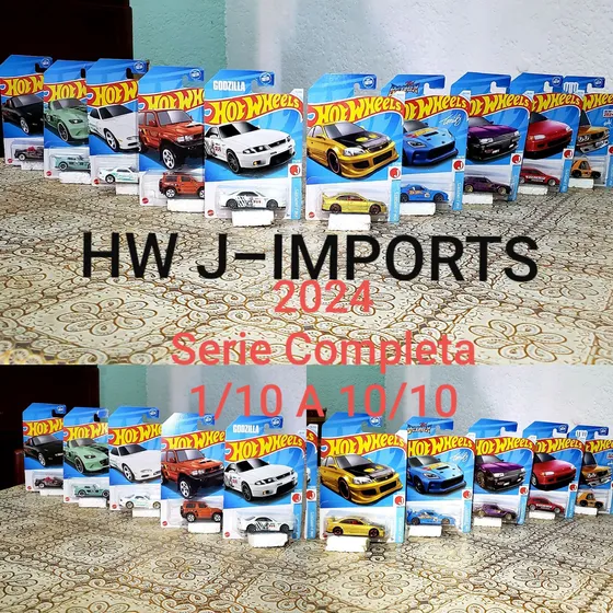 Hot Wheels Carritos J-imports 2024 Serie Completa Carritos