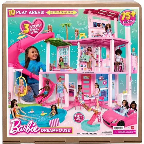 Casa De Barbie Dreamhouse 2023 Con Mas De 75 Piezas