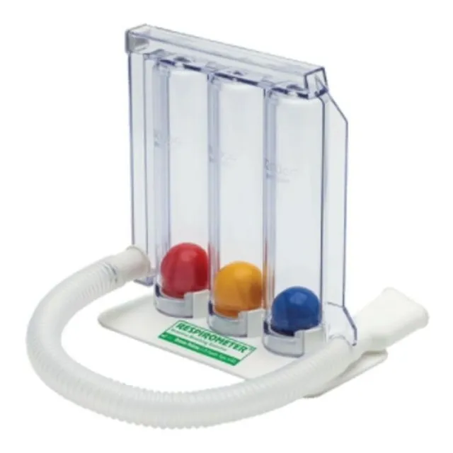 Espirometro De Incentivo 3 Bolas Respirometro Terapia Portát