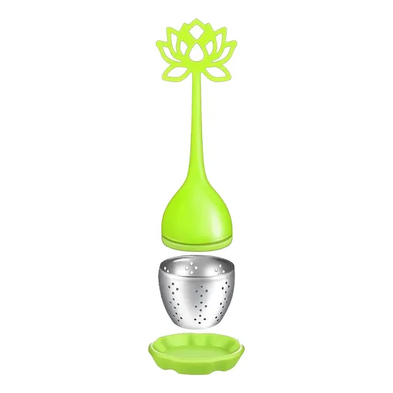 Infusor De Té Flor De Loto Silicon Colores