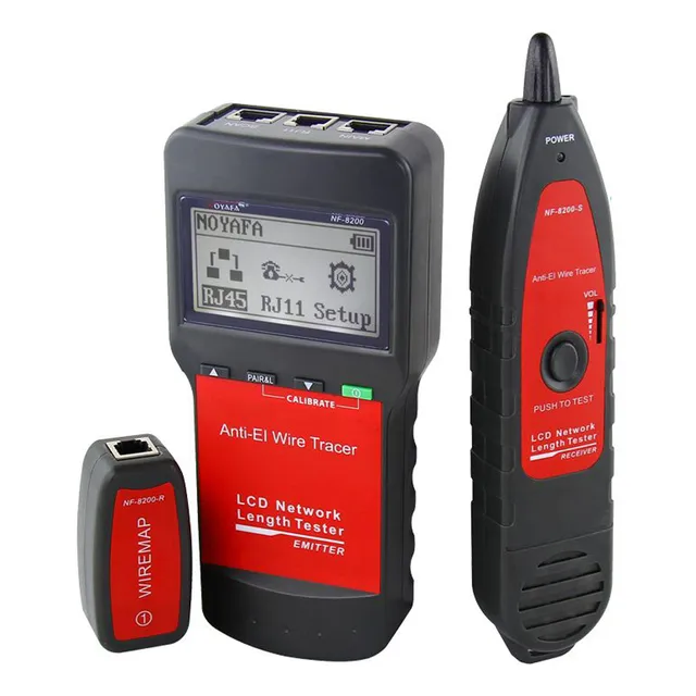Probador Lan Profesional Nf-8200 Probador De Longitud De Cab