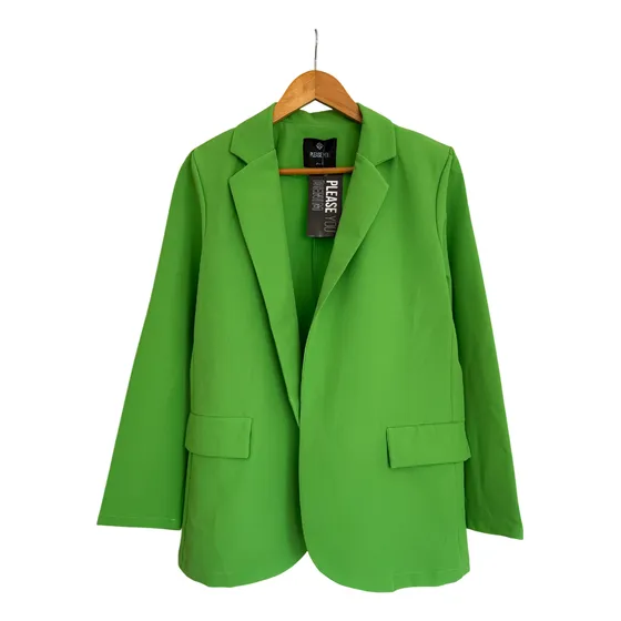 Blazer Sastrero Mujer Con Hombrera Saco Sin Forro Vestir