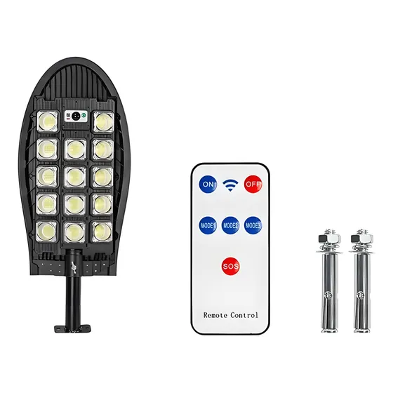 Refletor Sensor Solar Luminárias Led Poste Rua Parede 320w