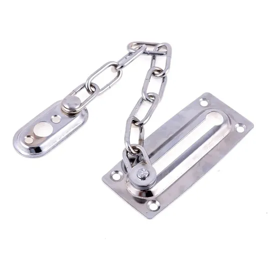 Cadena Para Puerta Ovalada Inox Para Artonillar En La Puerta