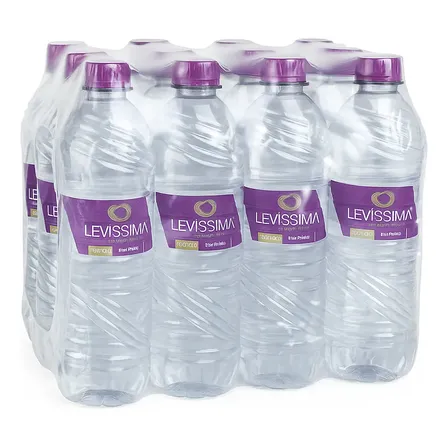 12 Água Mineral Com Gás Levíssima Garrafa 510ml Fardo com gás