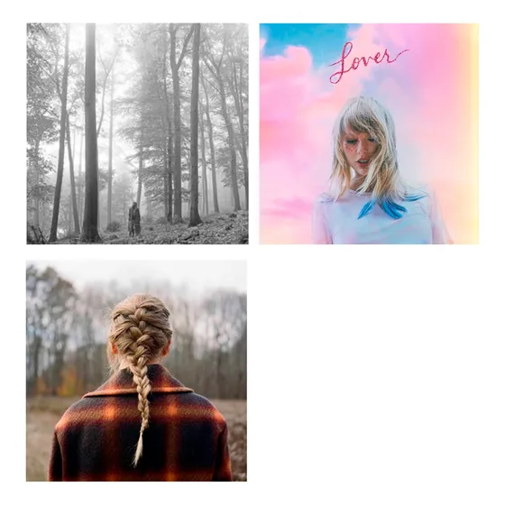 Combo Cd Taylor Swift Evermore + Folklore + Lover -universal