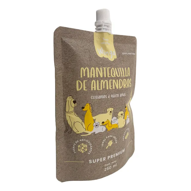 Winga Mantequilla Almendra Para Perros 250 Ml
