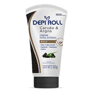 Creme Depilatorio Buco Carvao E Argila 50g Depiroll Creme Depilatorio Buco Carvao E Argila 50g Depiroll