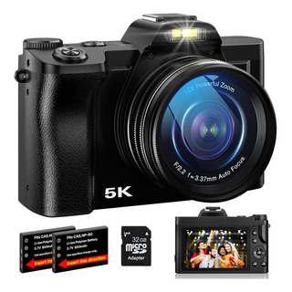 Cámara Digital Compacta Wifi Autofocus 5k 48mp Fotografía Cámara Digital Compacta Wifi Autofocus 5k 48mp Fotografía