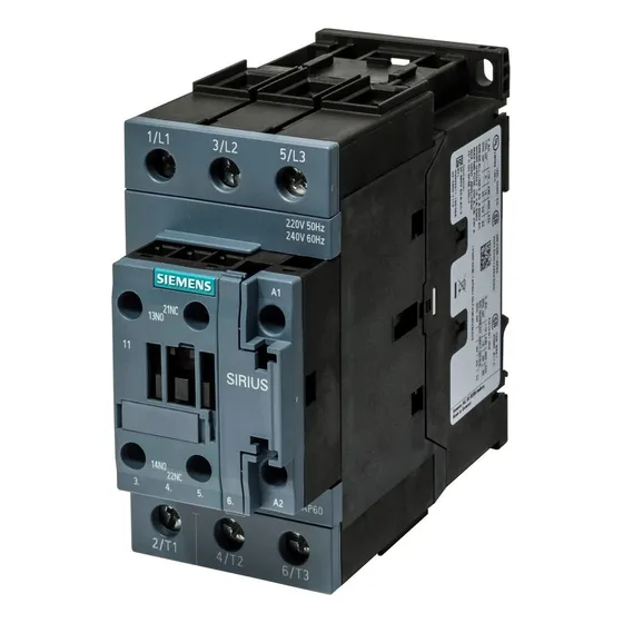 Contactor De Potencia S2 Siemens 3rt2038-1ap60