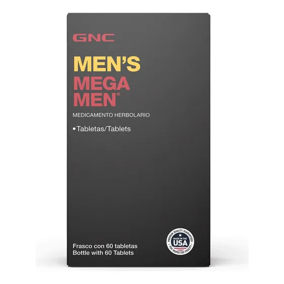 Gnc Mega Men 60 Tabletas 100g