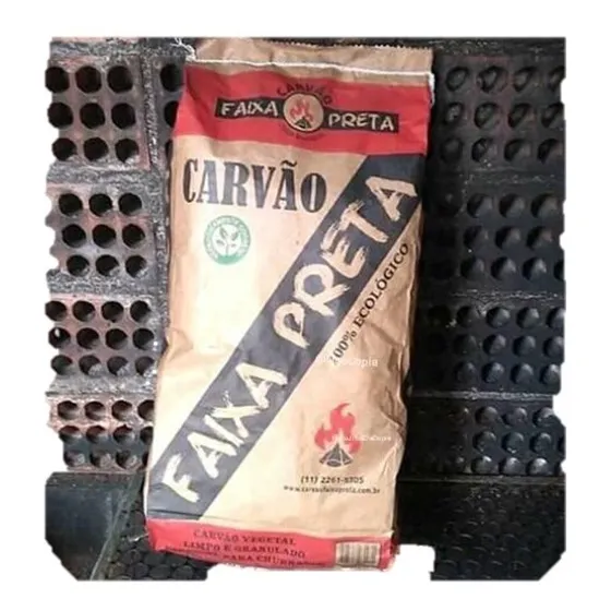 Carvão 10 Kg Vegetal Churrasco Eucalipto 100% Ecologico A
