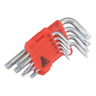 Juego 9 Llaves Torx Santul Acero Cromo T10 - T50 Juego 9 Llaves Torx Santul Acero Cromo T10 - T50