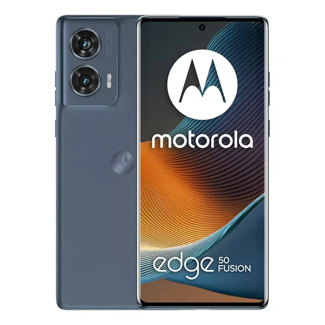 Smartphone Motorola Edge 50 Fusion 5g Teléfono 12gb Ram 256gb Rom 6.7in 144hz Android 14 5000mah Celular Forest Blue