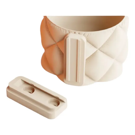 Maceta 3d Diseño Inflated Colgante 8cm + Desagote Y Drip