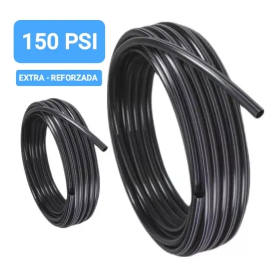 Kit 15 Metros Manguera Riego 1 1/2 PuLG A Blancas A Presion