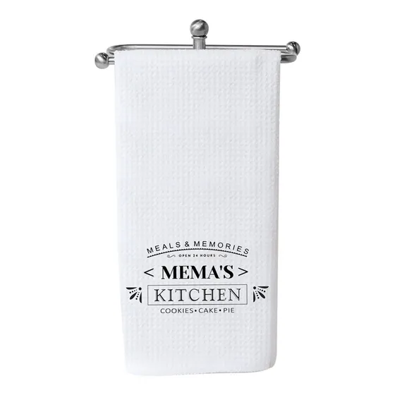 Toalla Cocina Para Regalo Cumpleaño Mema 24 Hora