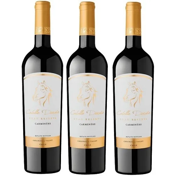 03 Vinhos Chileno Caballo Dorado Gran Reserva Carmenere 2018