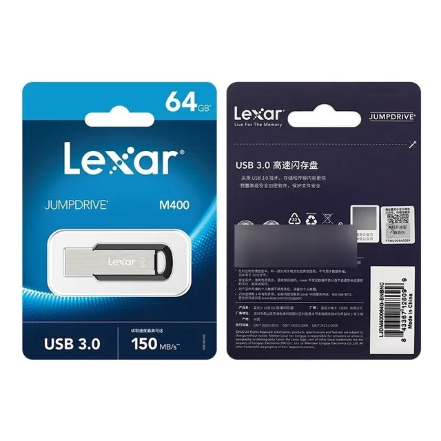Pendrive Lexar 64gb 150mb/s Jumpdrive M400