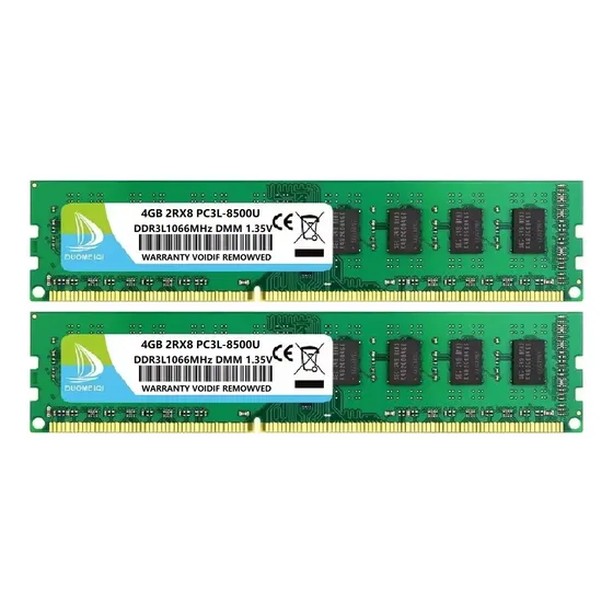 Memoria Ram Duomeiqi Ddr3-1066 Udimm Pc3-8500 Verde 8g(2x4g)
