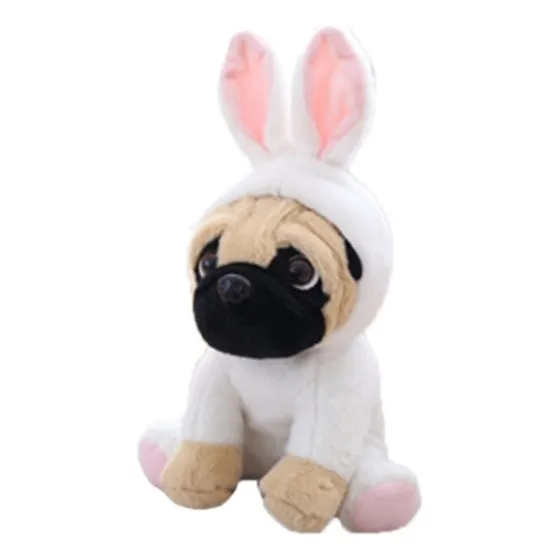 Peluches 1perro Pug En 1disfraces Lindos