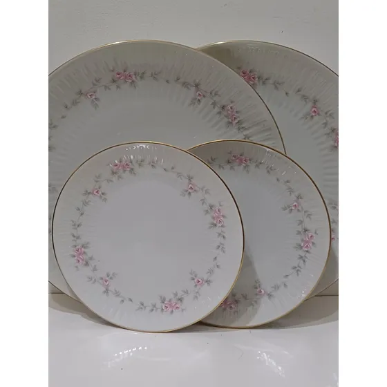 Piezas De Porcelana Tsuji X Unid Platos Playos Hondo Postre