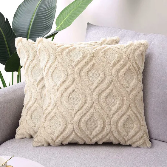 Estuche Almohada Decorativa 18 Bohemia Pelo Sintetico 2