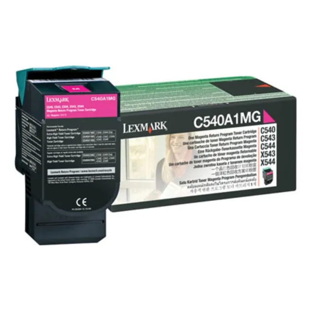 Tóner Lexmark C540a1mg Magenta 1000 Páginas