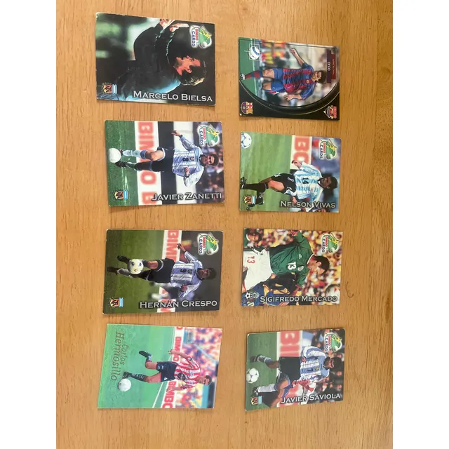 Tarjetas De Fútbol Bimbo Carts