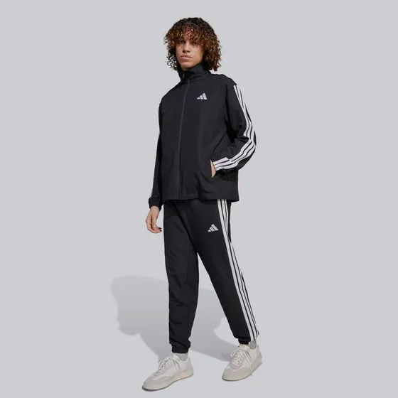 Agasalho adidas 3 Stripes Wv Preto E Branco