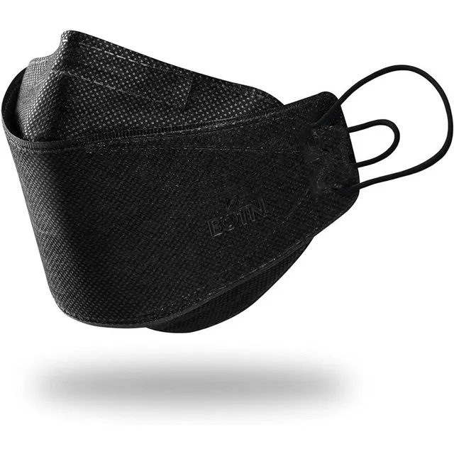 Paquete Con 300 Piezas Cubrebocas Tapabocas Kf94 Negro Negro