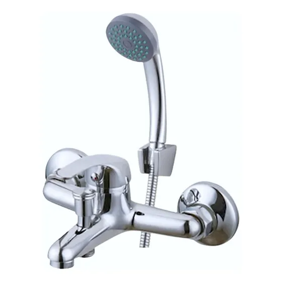 Llave Monomando Tina Ducha Cromada + Accesorios Mirage Taumm