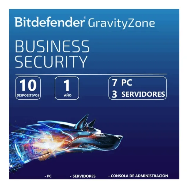 Bitdefender® Gravityzone Business Security  10 Disp  1 Año
