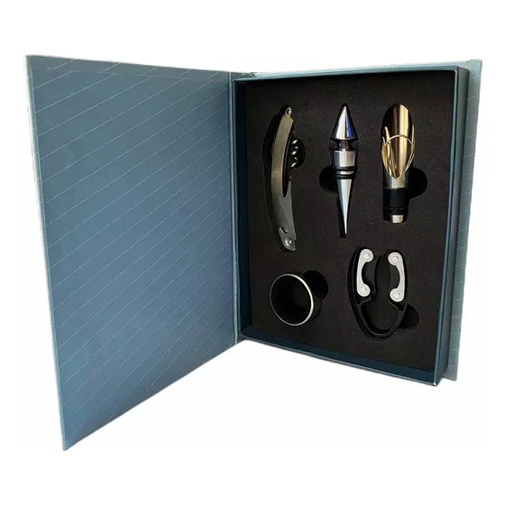 Set De Accesorios Para Vino Gadnic 5 Piezas Con Estuche