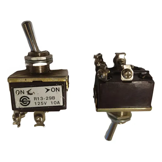 Swiches De Palanca De 12v A 125v 10amp 4 Tornillos