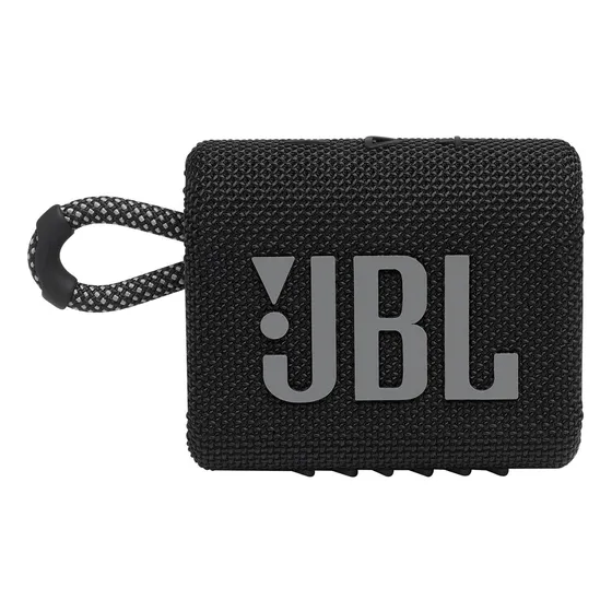 Parlante Portatil Jbl Go3 Protección Agua Polvo Btooth Negro