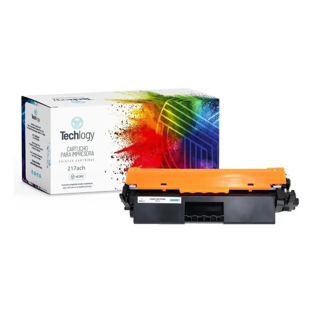Toner Techlogy 217a 17a M102a Mfp M130a Con Chip Tinta Negro